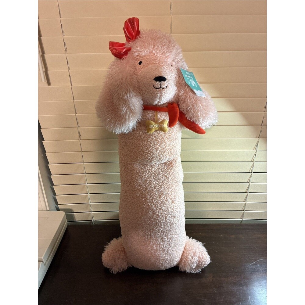 Pillowfort 2025 Poodle Kids' Long Weighted Plush Throw Pillow NWT